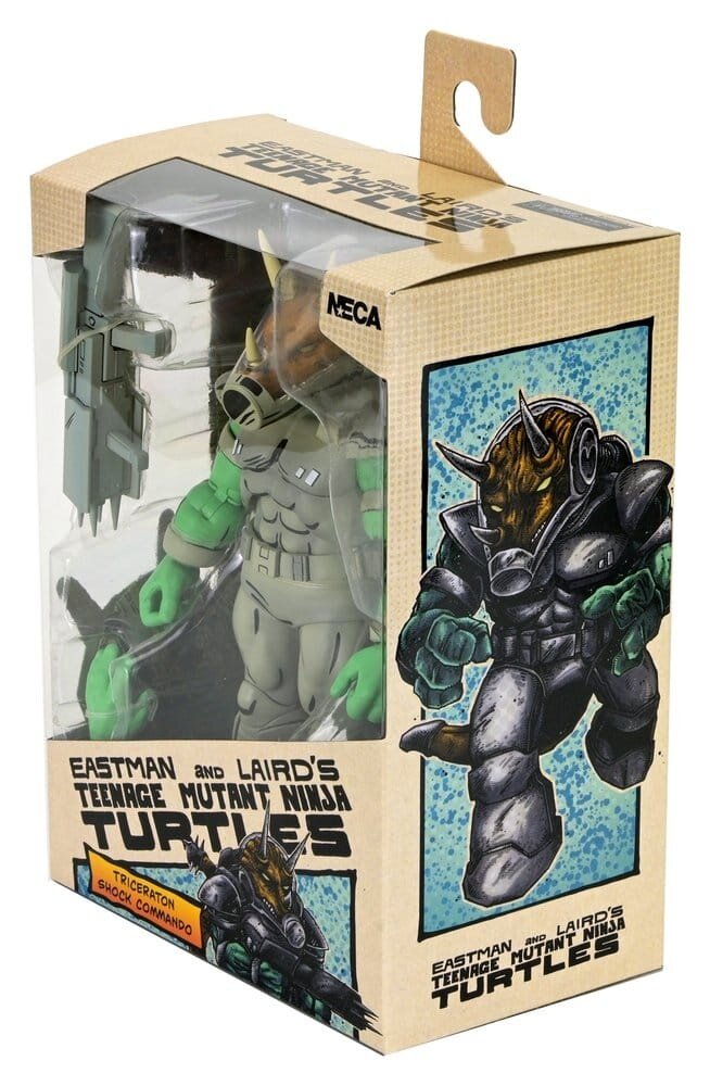 Neca Teenage Mutant Ninja Turtles (Mirage Comics) Action Figure Shock Commando Triceraton 18 cm