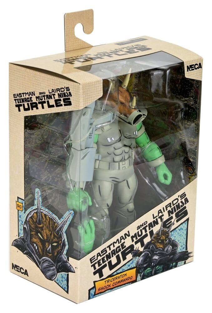 Neca Teenage Mutant Ninja Turtles (Mirage Comics) Action Figure Shock Commando Triceraton 18 cm