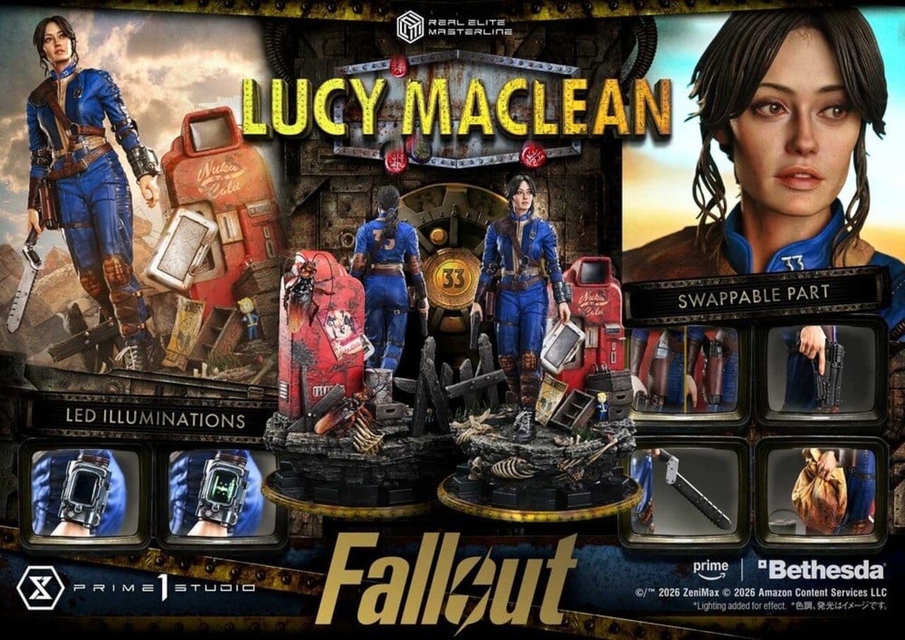 Prime 1 Studio Fallout (TV Series) Real Elite Masterline Series Statue 1/4 Lucy MacLean Bonus Version 59 cm