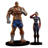 PCS Street Fighter Street Jam Statuen 1/10 Sagat & Juli 24 cm