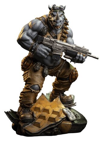 PCS Teenage Mutant Ninja Turtles Legends Statue 1/3 Rocksteady 69 cm