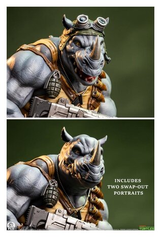 PCS Teenage Mutant Ninja Turtles Legends Statue 1/3 Rocksteady 69 cm