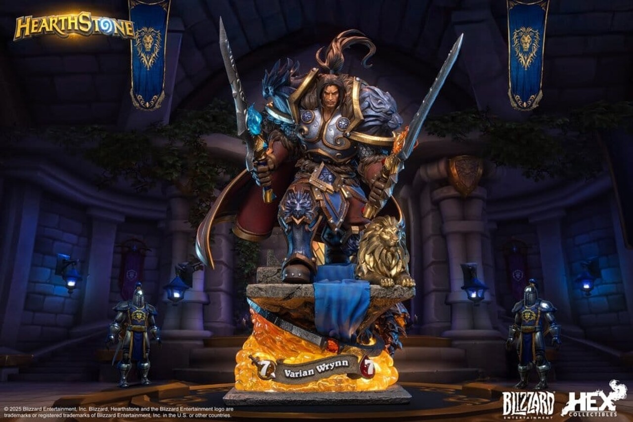 HEX Collectibles Hearthstone Statue 1/10 Varian Wrynn 31 cm