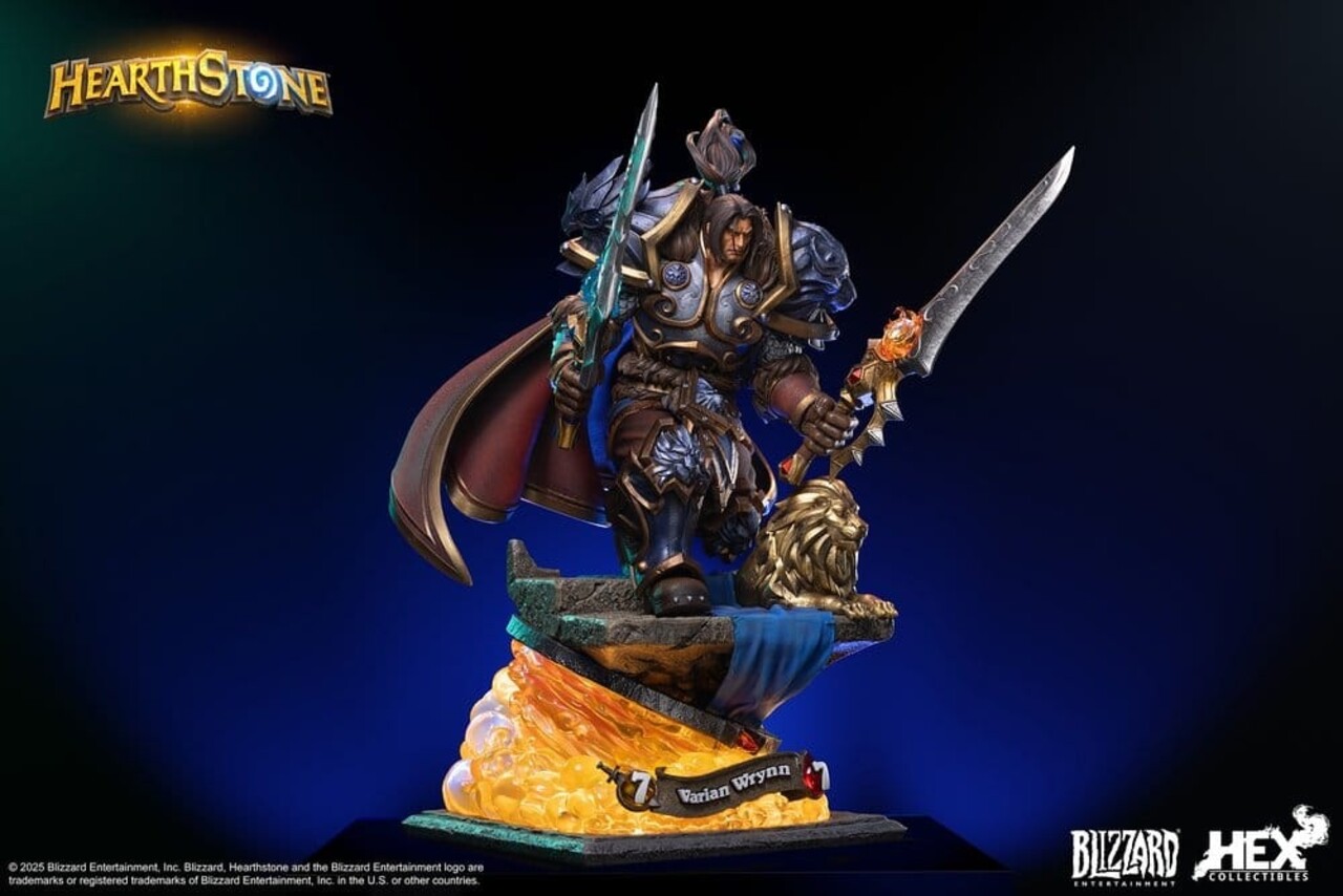 HEX Collectibles Hearthstone Statue 1/10 Varian Wrynn 31 cm