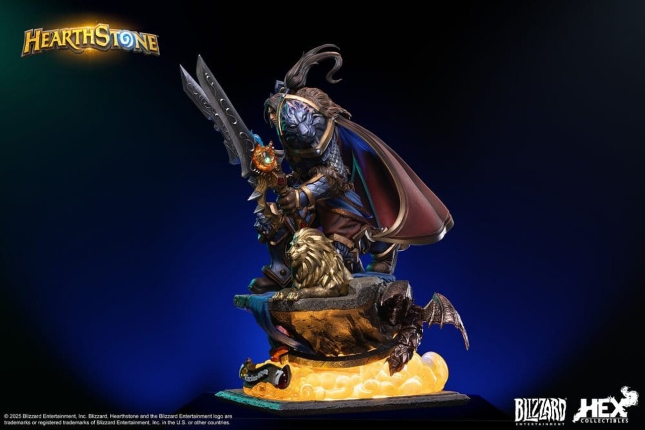 HEX Collectibles Hearthstone Statue 1/10 Varian Wrynn 31 cm