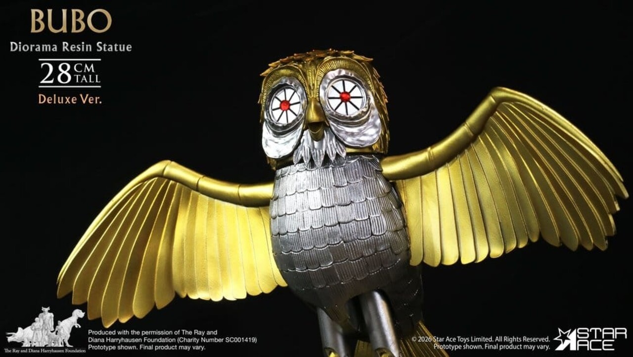 Star Ace Toys Ray Harryhausens Diorama Resin Statue Bubo Deluxe Ver. 28 cm