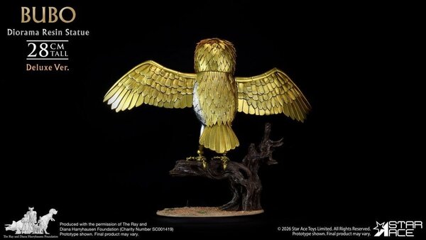 Star Ace Toys Ray Harryhausens Diorama Resin Statue Bubo Deluxe Ver. 28 cm