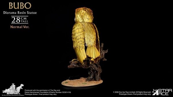 Star Ace Toys Ray Harryhausens Diorama Resin Statue Bubo Normal Ver. 28 cm