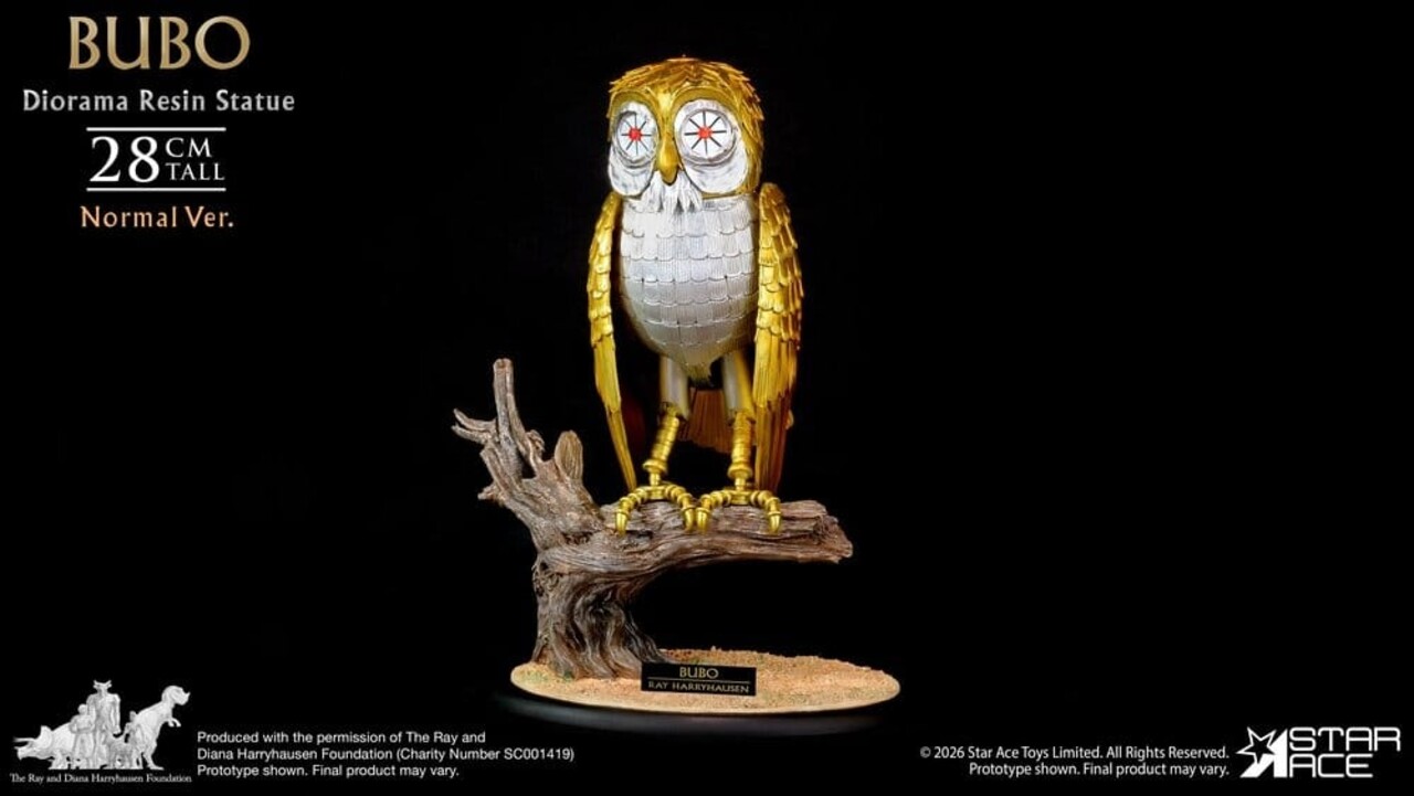Star Ace Toys Ray Harryhausens Diorama Resin Statue Bubo Normal Ver. 28 cm