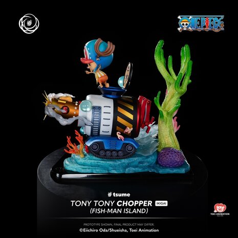 Tsume Art One Piece Ikigai Statue 1/6 Tony Tony Chopper (Fish-Man Island) 34 cm