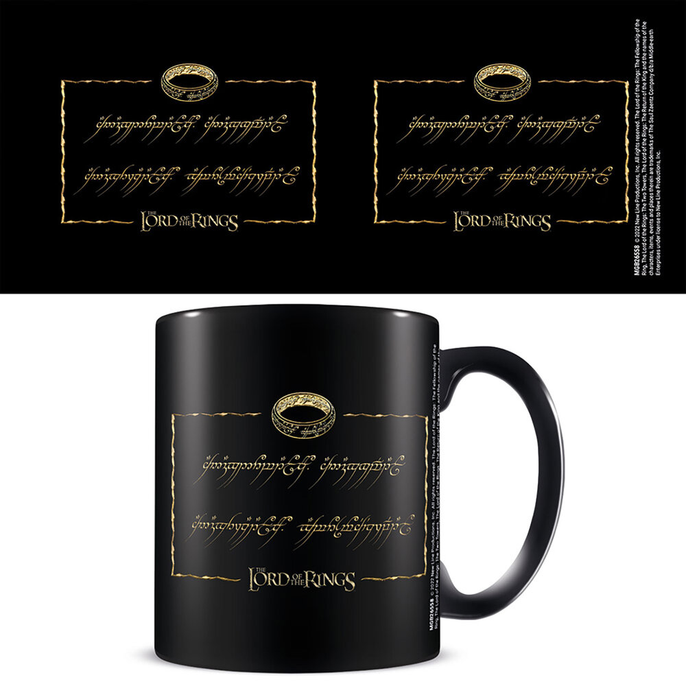 Pyramid International Lord of the Rings One Ring Black Mug