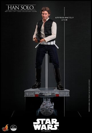 Hot Toys Star Wars Episode IV Action Figure 1/4 Han Solo 46 cm Hot Toys Star Wars Episode IV Action Figure 1/4 Han Solo 46 cm
