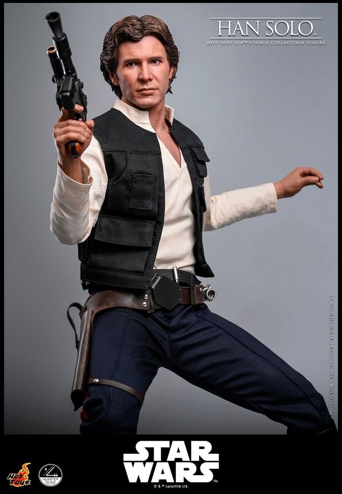 Hot Toys Star Wars Episode IV Action Figure 1/4 Han Solo 46 cm Hot Toys Star Wars Episode IV Action Figure 1/4 Han Solo 46 cm