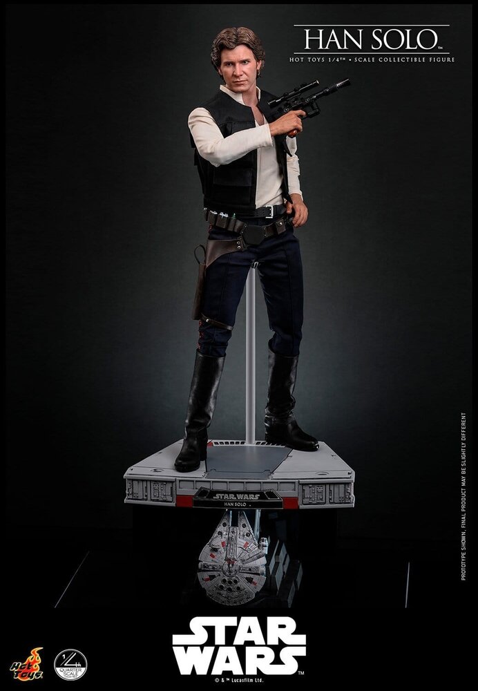 Hot Toys Star Wars Episode IV Action Figure 1/4 Han Solo 46 cm Hot Toys Star Wars Episode IV Action Figure 1/4 Han Solo 46 cm
