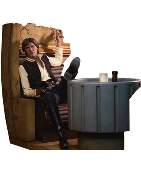 Sideshow Collectibles Star Wars Episode IV Premium Format Figure Han Solo: Sorry About the Mess 32 cm