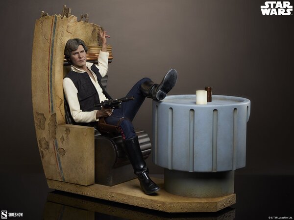 Sideshow Collectibles Star Wars Episode IV Premium Format Figure Han Solo: Sorry About the Mess 32 cm