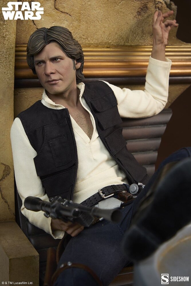 Sideshow Collectibles Star Wars Episode IV Premium Format Figure Han Solo: Sorry About the Mess 32 cm