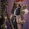 Hot Toys Pirates of the Caribbean: Dead Man's Chest DX Action Figure 1/6 Pelegostos Chief Jack Sparrow 30 cm