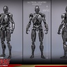 Hot Toys Avengers: Age of Ultron Movie Action Figure 1/6 Iron Man Mark XLIII (2.0) (Deluxe Version) 32 cm