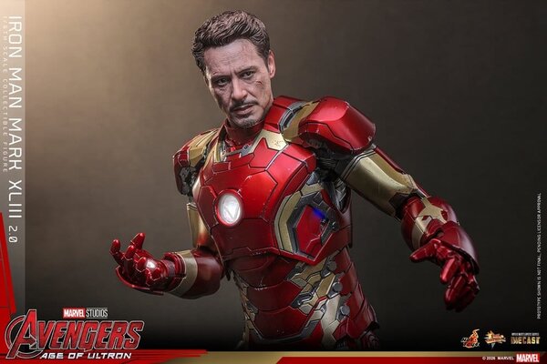 Hot Toys Avengers: Age of Ultron Diecast Action Figure 1/6 Iron Man Mark XLIII (2.0) 32 cm