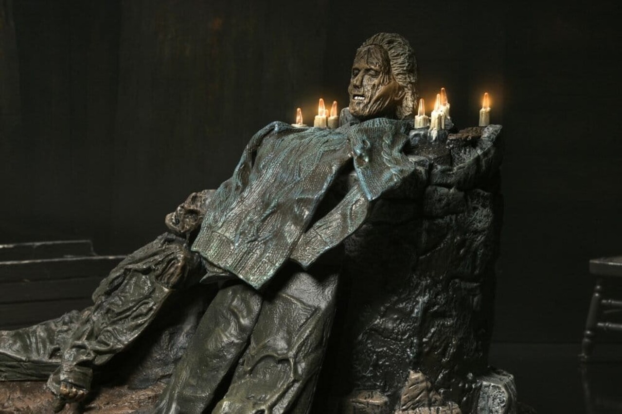 Neca Friday the 13th: The Game Diorama Trenchcoat with Spikes Inferno Room Deluxe Set