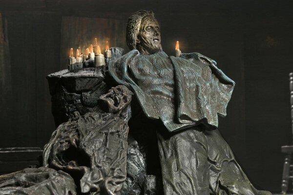 Neca Friday the 13th: The Game Diorama Trenchcoat with Spikes Inferno Room Deluxe Set