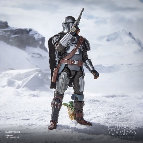 Hasbro Star Wars: The Mandalorian & Grogu Black Series Action Figure The Mandalorian & Grogu 15 cm