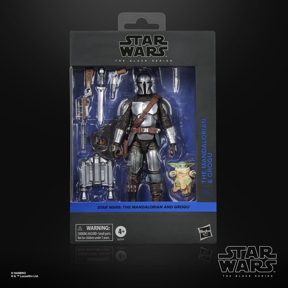 Hasbro Star Wars: The Mandalorian & Grogu Black Series Action Figure The Mandalorian & Grogu 15 cm