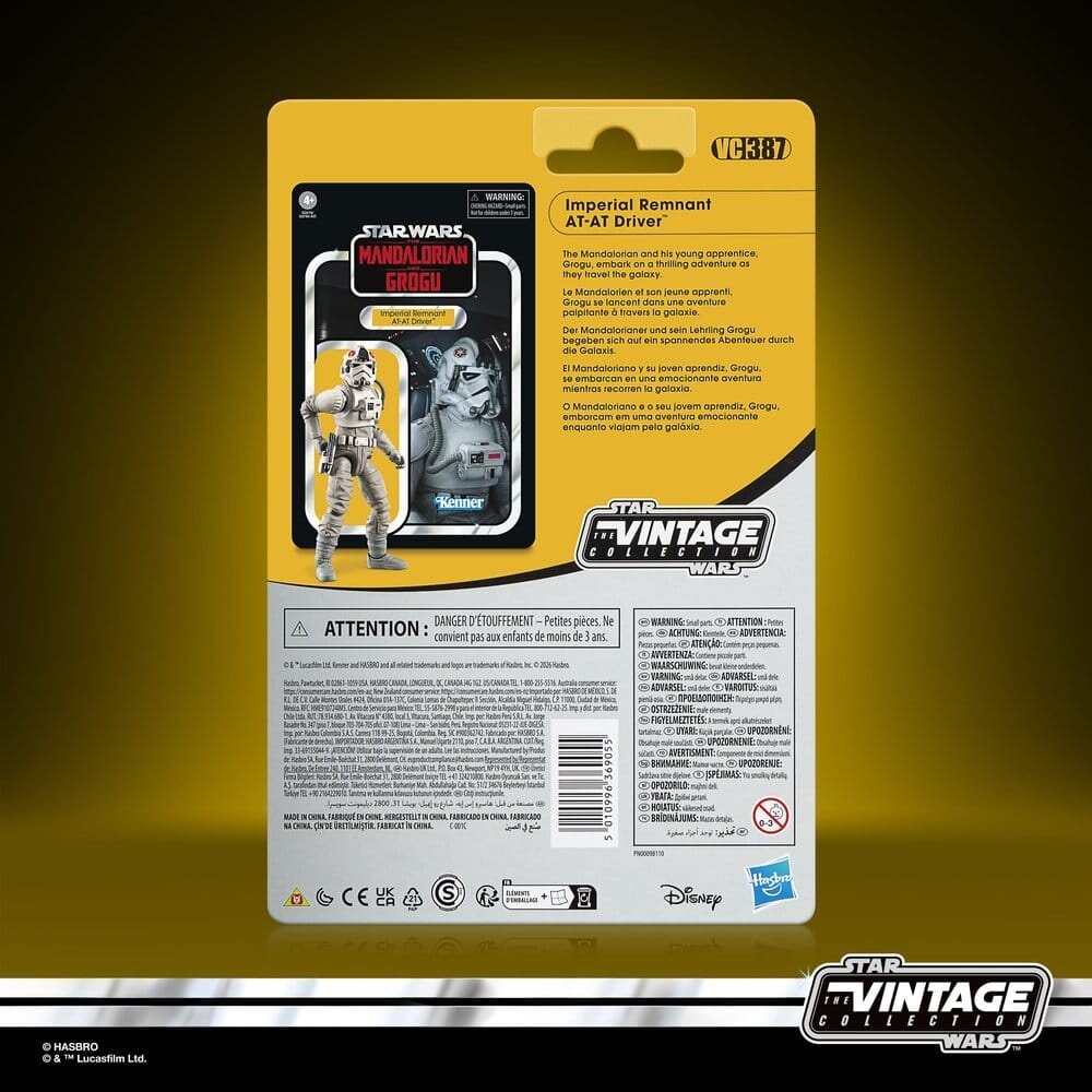 Hasbro Star Wars: The Mandalorian & Grogu Vintage Collection Action Figure Imperial Remnant AT-AT Driver 10 cm
