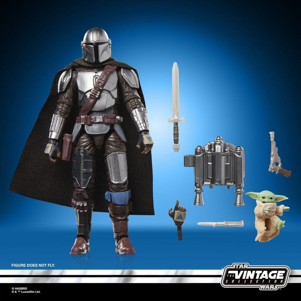 Hasbro Star Wars: The Mandalorian & Grogu Vintage Collection Deluxe Action Figure The Mandalorian & Grogu 10 cm