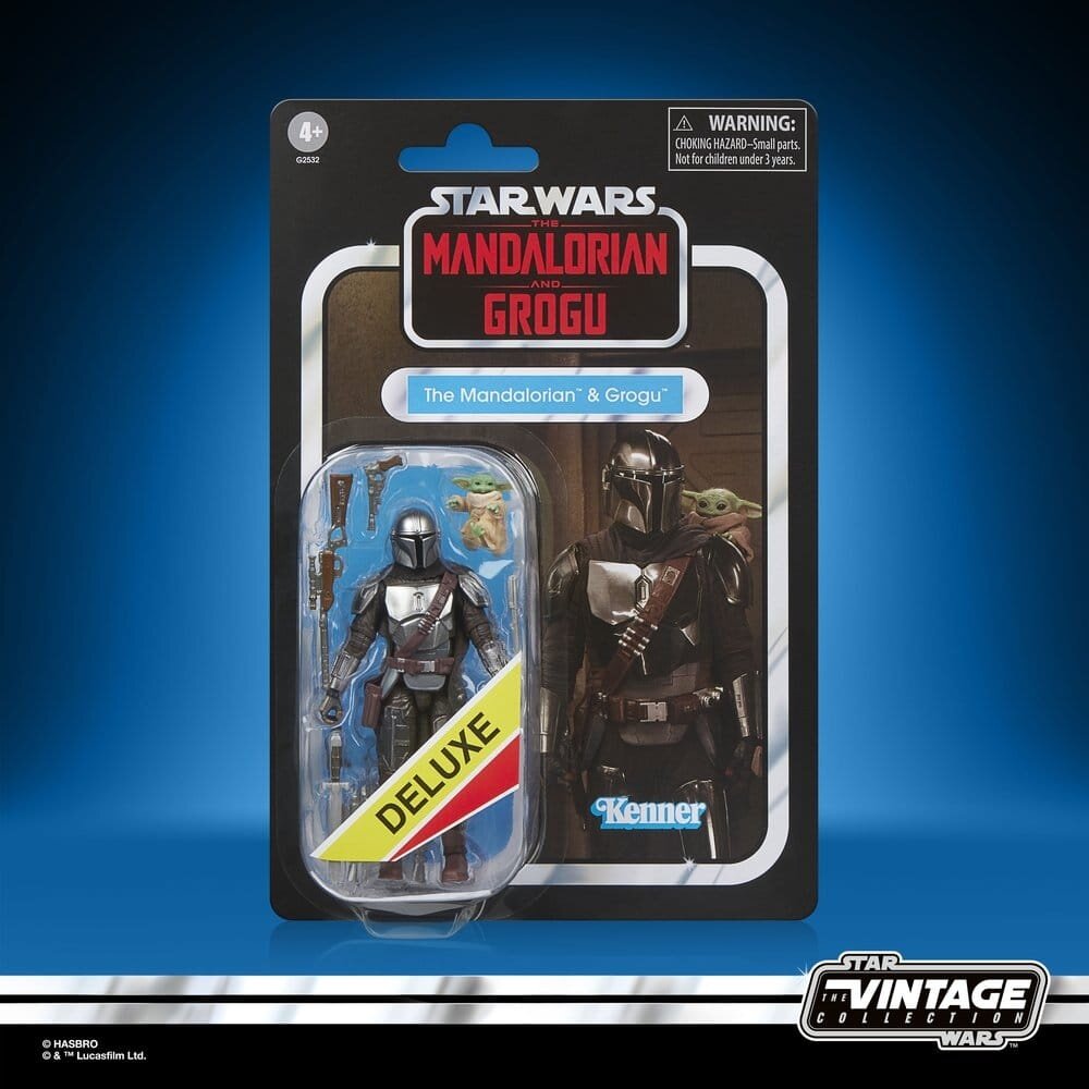 Hasbro Star Wars: The Mandalorian & Grogu Vintage Collection Deluxe Action Figure The Mandalorian & Grogu 10 cm