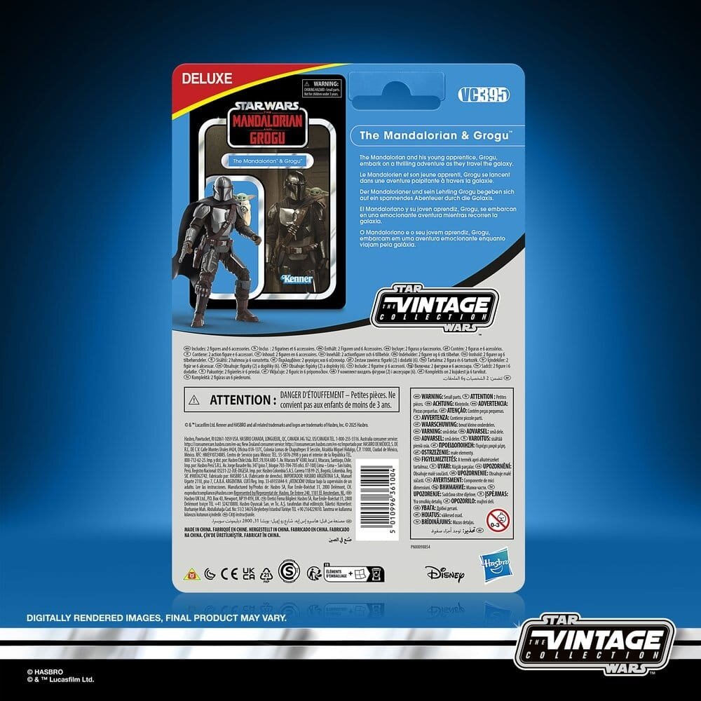 Hasbro Star Wars: The Mandalorian & Grogu Vintage Collection Deluxe Action Figure The Mandalorian & Grogu 10 cm