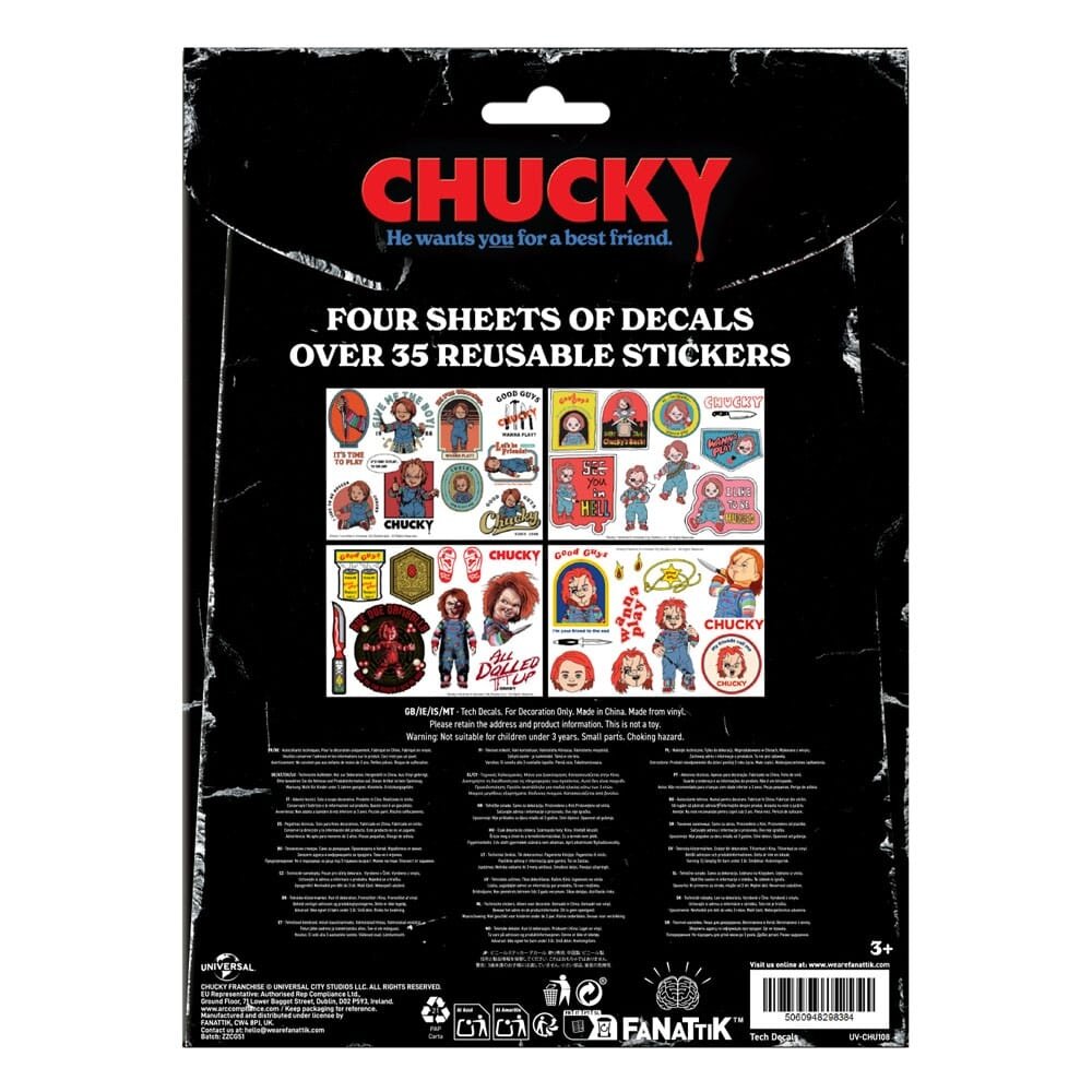 FaNaTtiK Chucky Tech Sticker Pack