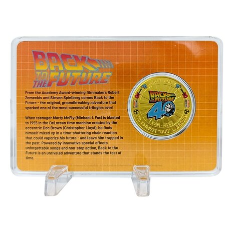 FaNaTtiK Back To The Future Collectable Coin 40th Anniversary Limited Edition FaNaTtiK Back To The Future Collectable Coin 40th Anniversary Limited Edition