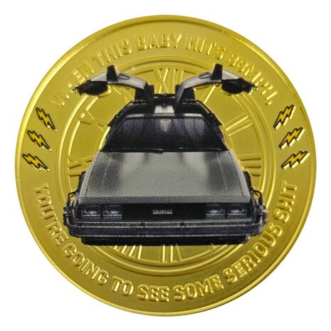 FaNaTtiK Back To The Future Collectable Coin 40th Anniversary Limited Edition FaNaTtiK Back To The Future Collectable Coin 40th Anniversary Limited Edition