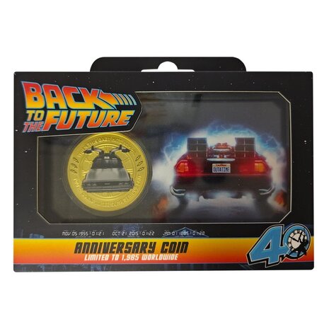 FaNaTtiK Back To The Future Collectable Coin 40th Anniversary Limited Edition FaNaTtiK Back To The Future Collectable Coin 40th Anniversary Limited Edition