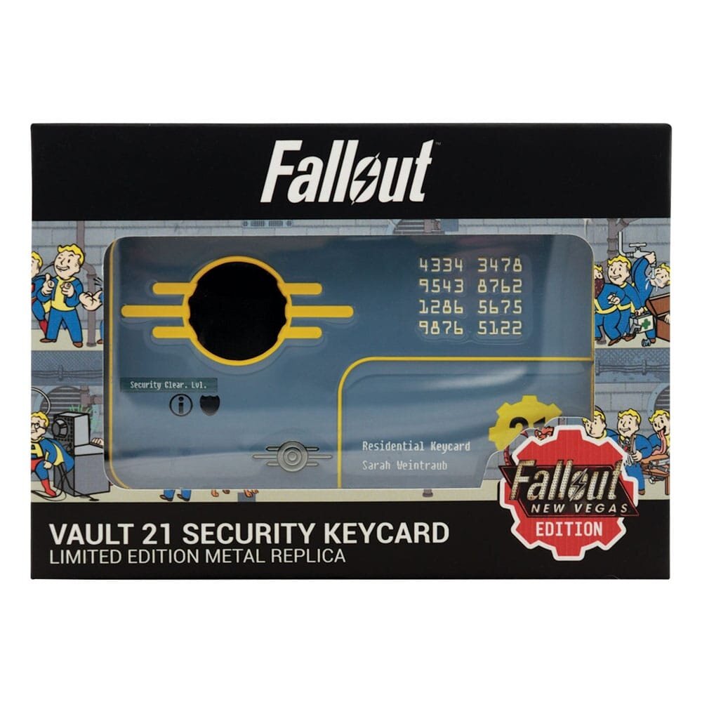 FaNaTtiK Fallout: New Vegas Replica 1/1 Vault 21 Security Keycard Limited Edition