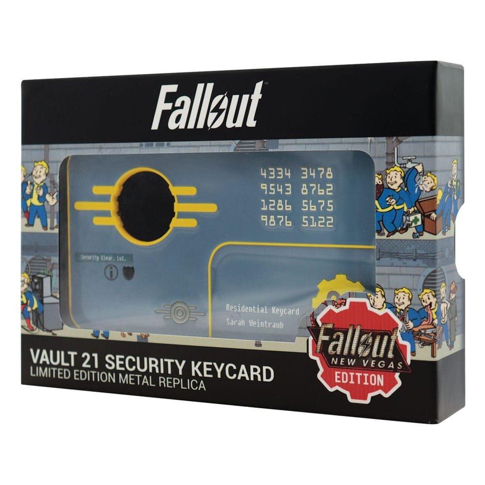 FaNaTtiK Fallout: New Vegas Replica 1/1 Vault 21 Security Keycard Limited Edition
