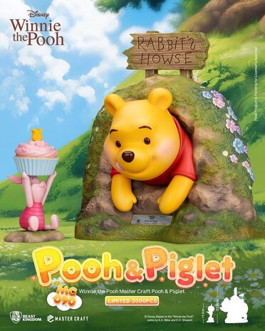 Beast Kingdom Disney Master Craft Statue Pooh & Piglet 33 cm Beast Kingdom Disney Master Craft Statue Pooh & Piglet 33 cm