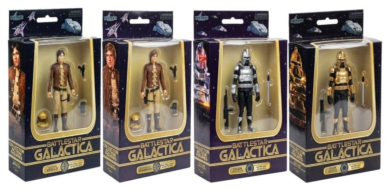 Factory Entertainment Battlestar Galactica Action Figure Set Wave 1