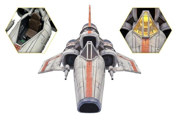 Factory Entertainment Battlestar Galactica Action Figure with Vehicle Colonial Viper Mk & Lieutenant Boomer Factory Entertainment Battlestar Galactica Action Figure with Vehicle Colonial Viper Mk & Lieutenant Boomer
