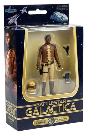 Factory Entertainment Battlestar Galactica Action Figure with Vehicle Colonial Viper Mk & Lieutenant Boomer Factory Entertainment Battlestar Galactica Action Figure with Vehicle Colonial Viper Mk & Lieutenant Boomer
