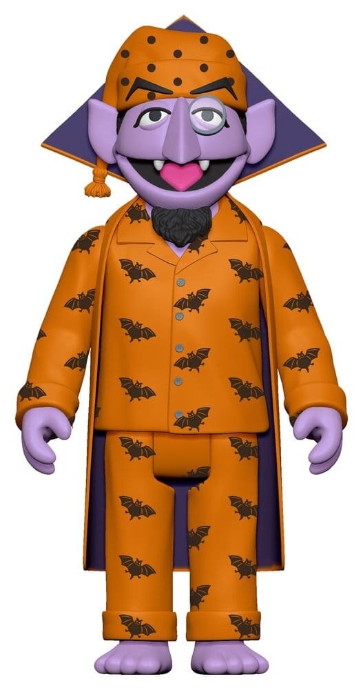 Super7 Sesame Street ReAction Action Figure Wave 06 Count Von Count (PJs) 10 cm Super7 Sesame Street ReAction Action Figure Wave 06 Count Von Count (PJs) 10 cm