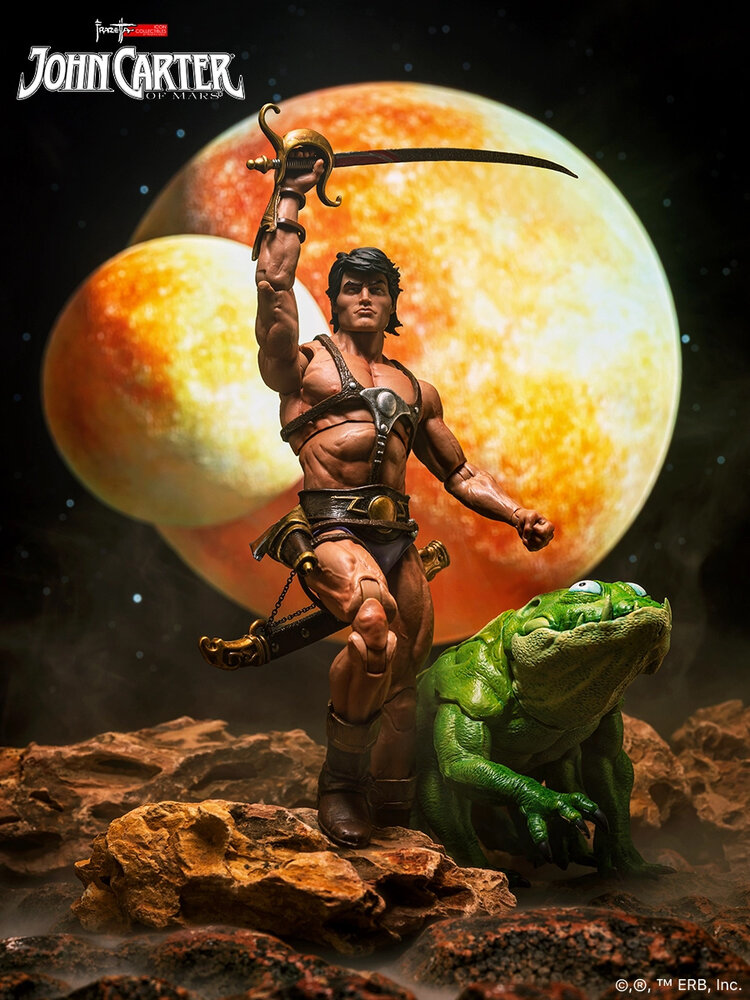 ICON Collectibles John Carter of Mars Frazetta Action Figure 1/12 John Carter 17 cm