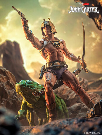 ICON Collectibles John Carter of Mars Frazetta Action Figure 1/12 John Carter 17 cm