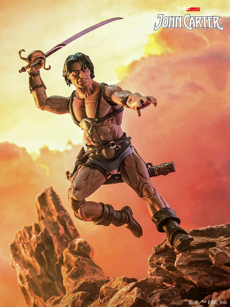 ICON Collectibles John Carter of Mars Frazetta Action Figure 1/12 John Carter 17 cm