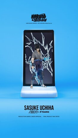 Tsume Art Naruto Shippuden LED Neon Statue Sasuke Uchiha 25 cm