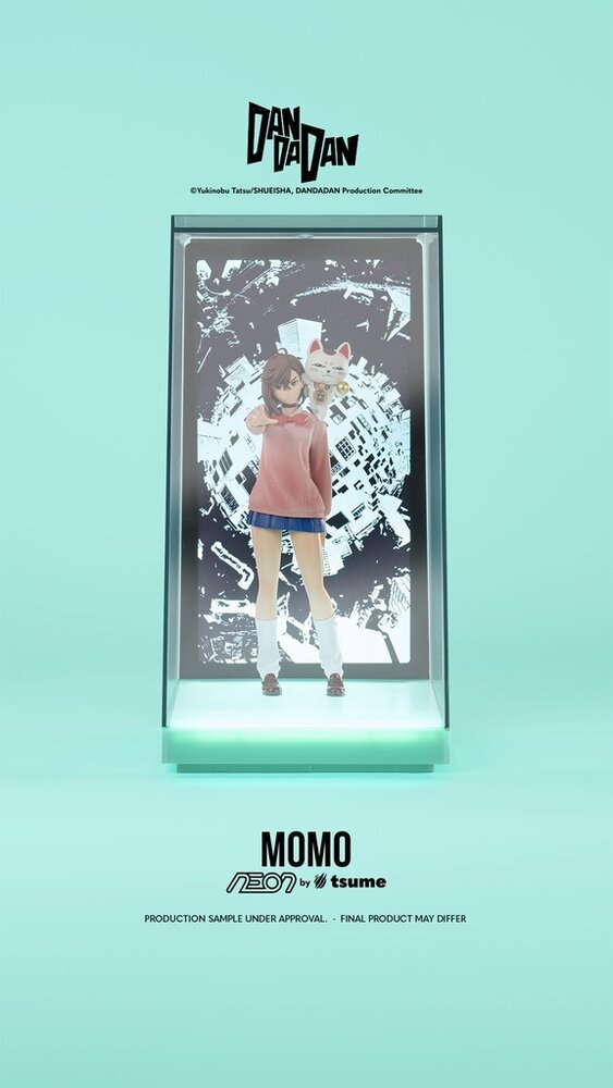 Tsume Art Dandadan LED Neon Statue Momo 25 cm