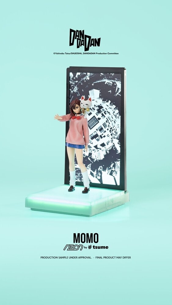 Tsume Art Dandadan LED Neon Statue Momo 25 cm