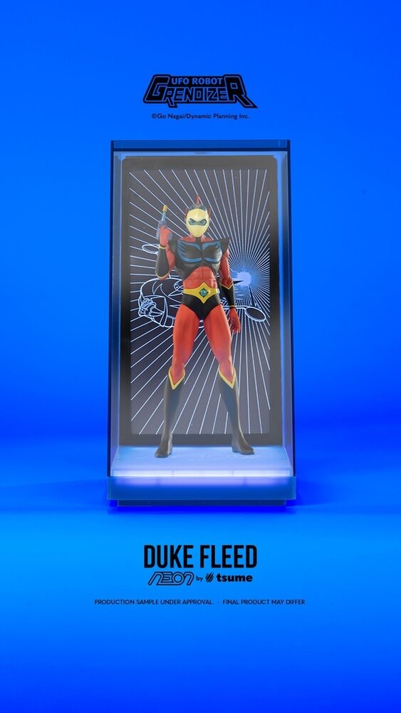 Tsume Art UFO Robot Grendizer LED Neon Statue Duke Fleed 25 cm Tsume Art UFO Robot Grendizer LED Neon Statue Duke Fleed 25 cm